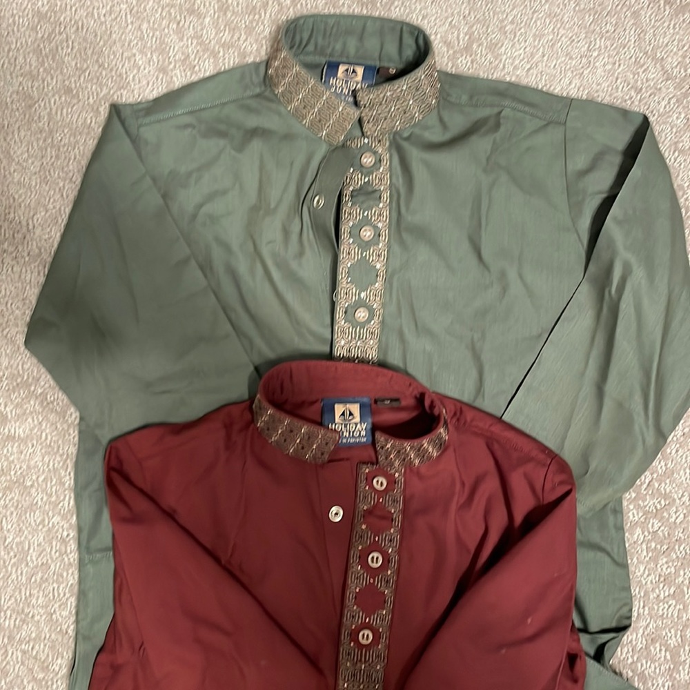 Holiday Junior Boys Sz S Kurtas